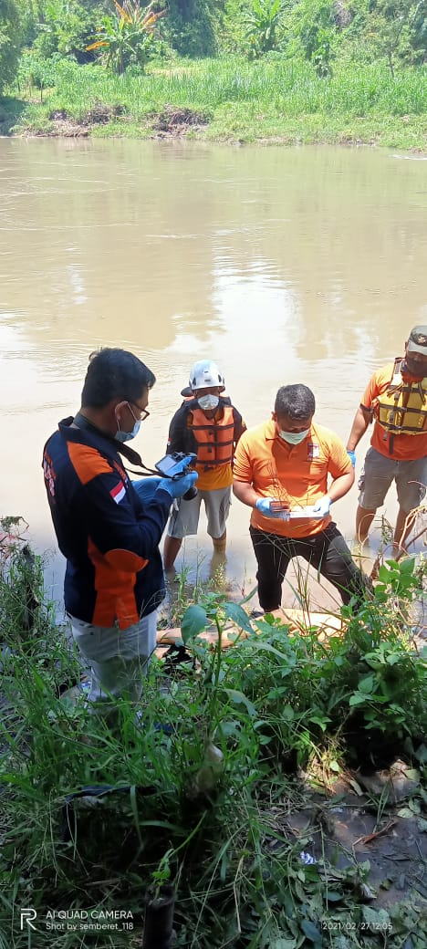 Penemuan Korban Musibah Tenggelam di Kali Gajah Wong