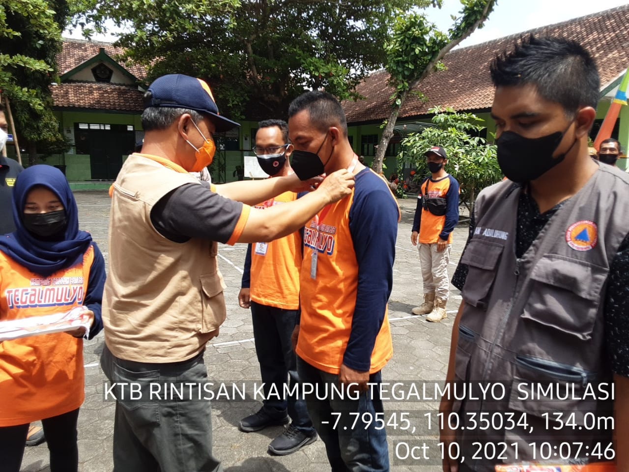 Simulasi Bencana Gempa Bumi KTB Rintisan Tegalmulyo