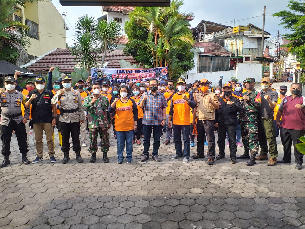 Badan Penanggulangan Bencana Daerah Kota Yogyakarta Simulasi Bencana