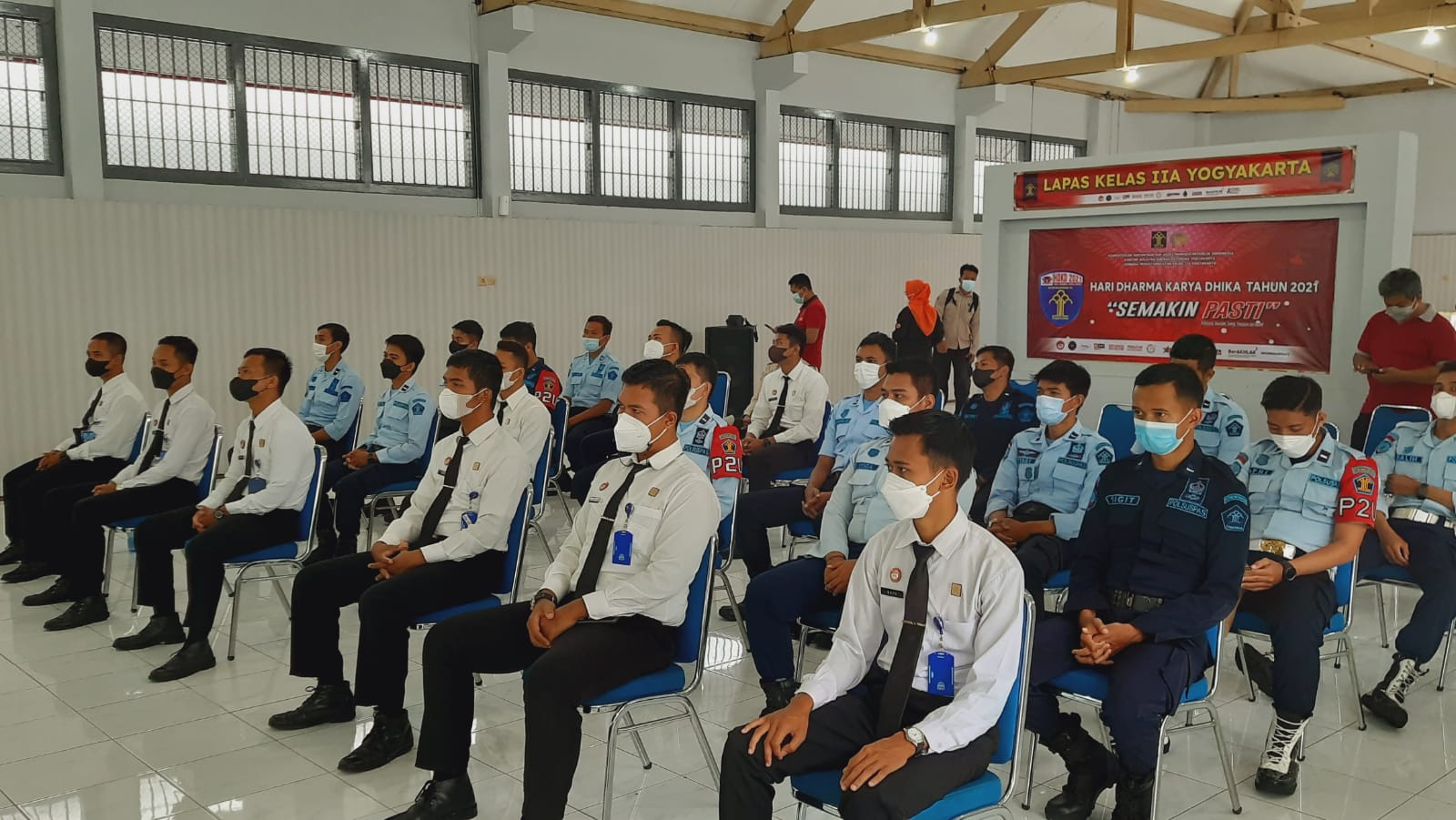 PELATIHAN PENANGGULANGAN BENCANA DI LAPAS KELAS IIA WIROGUNAN