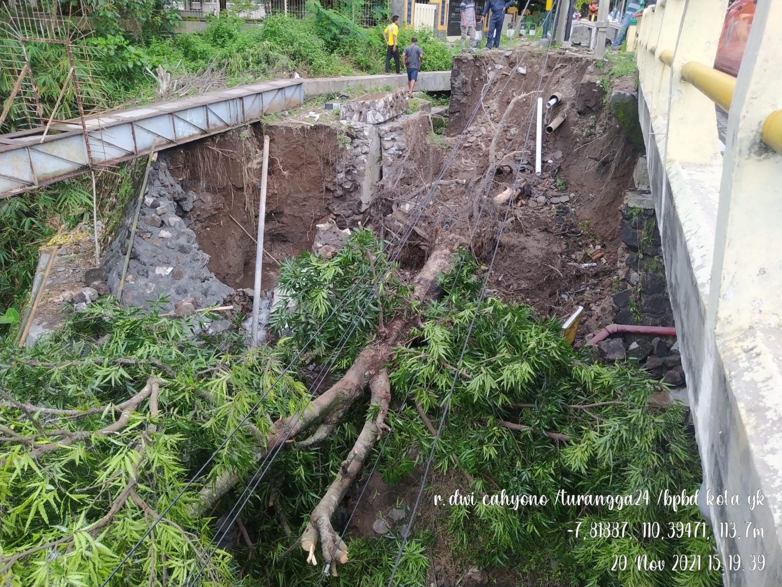 Tanah Longsor di Jembatan Winong