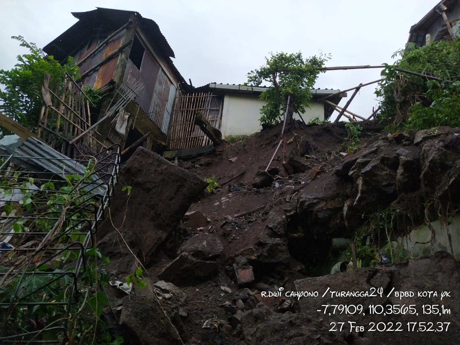 Tanah Longsor di Pringgokusuman