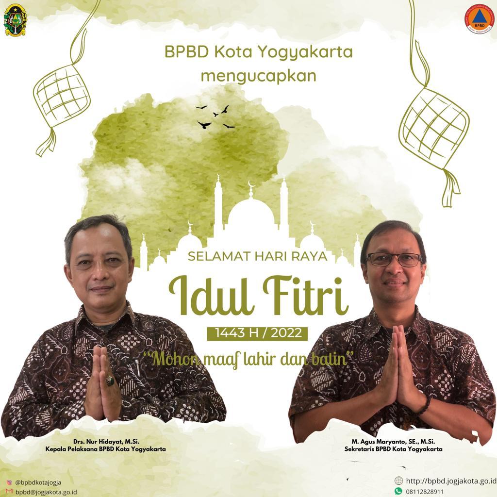 BPBD Kota Yogyakarta Mengucapkan Selamat Hari Raya Idul Fitri 1443 H