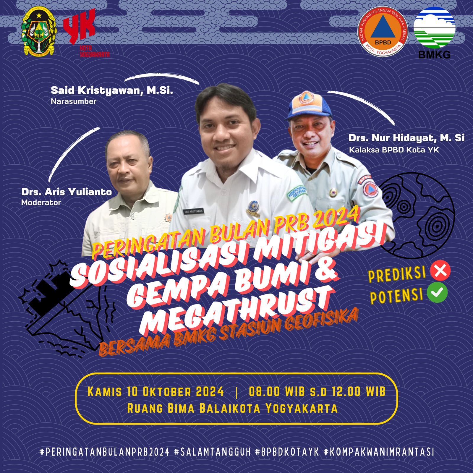 Peringatan Bulan PRB 2024 Kota Yogyakarta